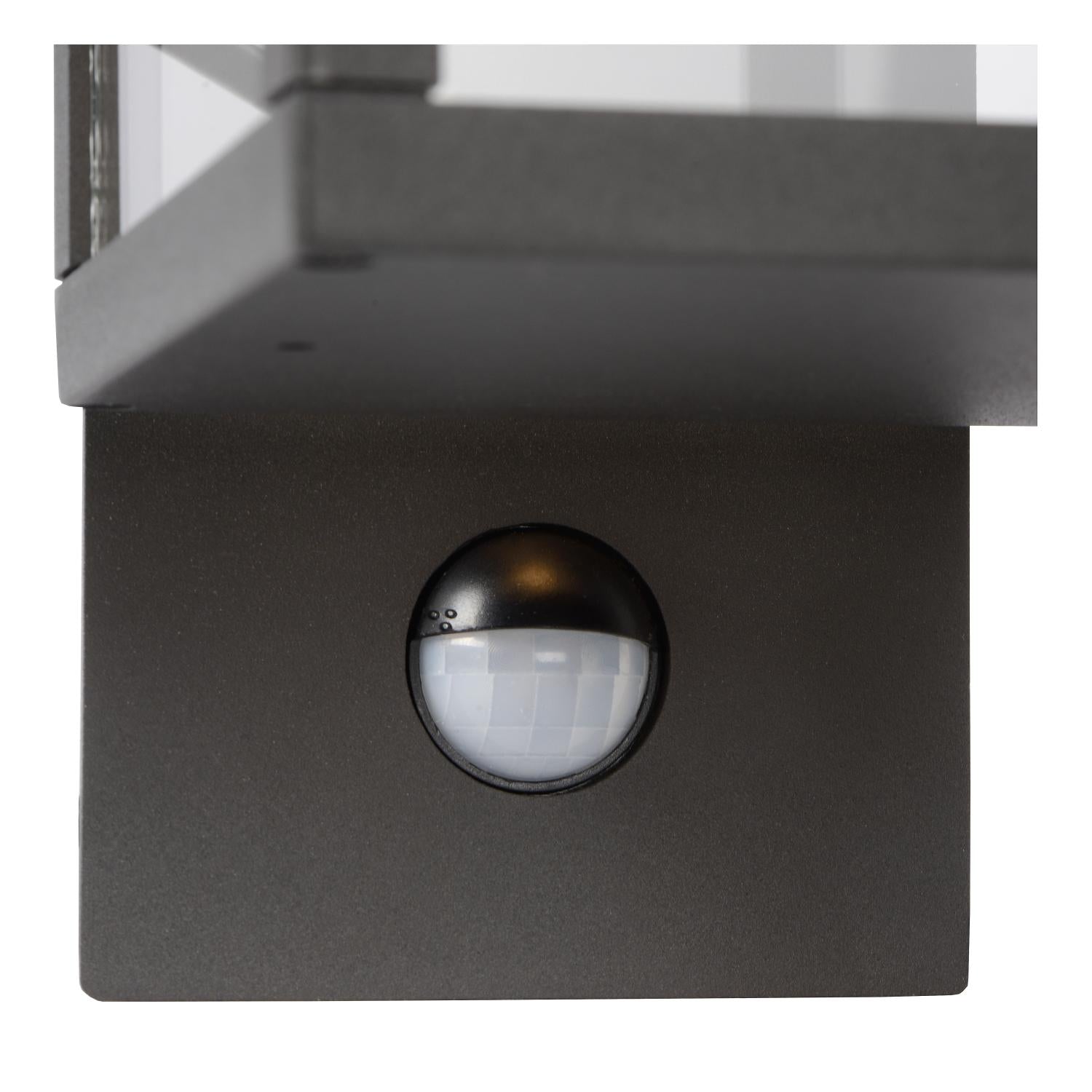 CLAIRETTE - Applique murale Intérieur/Extérieur - LED - 1x13W 3000K - IP54 - Détecteur de mouvement et jour/nuit - Anthracite
