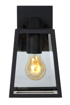 MATSLOT - Wandlamp Binnen/Buiten - 1xE27 - IP23 - Zwart