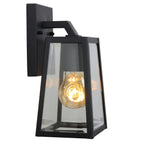 MATSLOT - Wandlamp Binnen/Buiten - 1xE27 - IP23 - Zwart