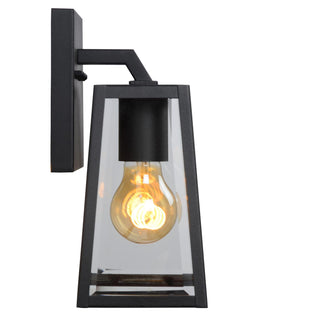 MATSLOT - Wandlamp Binnen/Buiten - 1xE27 - IP23 - Zwart