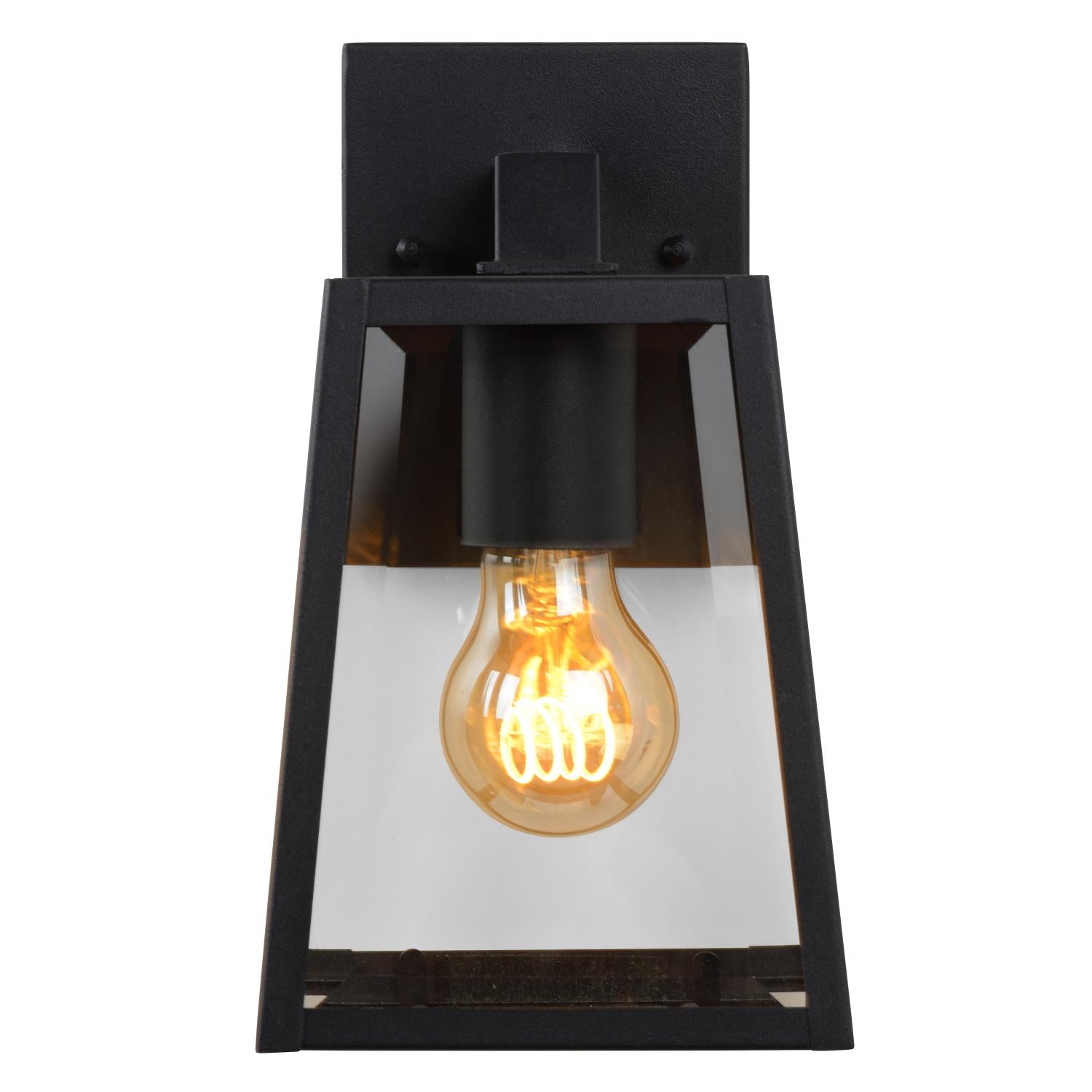 MATSLOT - Wandlamp Binnen/Buiten - 1xE27 - IP23 - Zwart