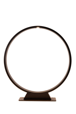 JEREL - Lampe socle - Ø 40 cm - LED - 1x5W 3000K - IP54 - Noir