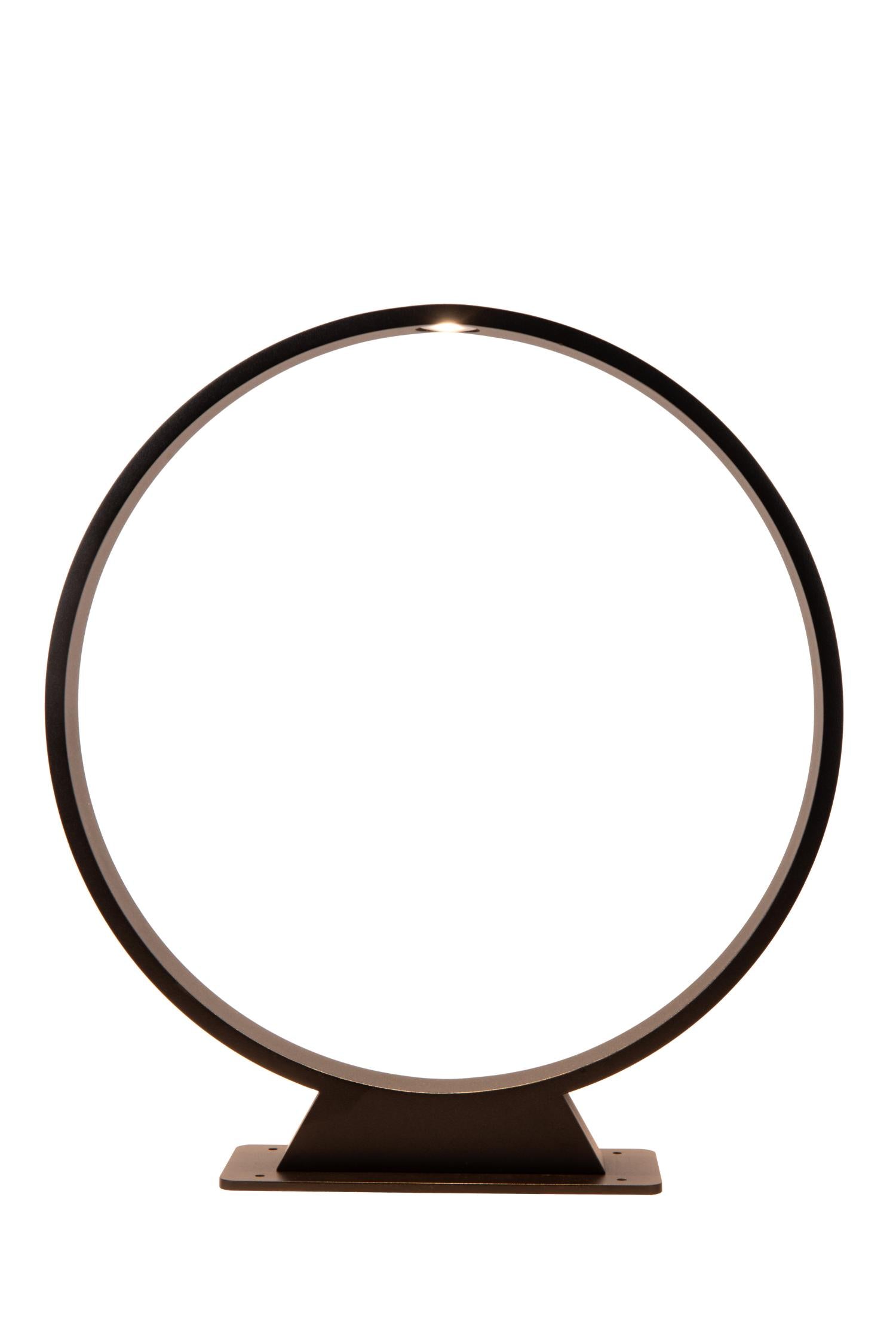 JEREL - Lampe socle - Ø 40 cm - LED - 1x5W 3000K - IP54 - Noir