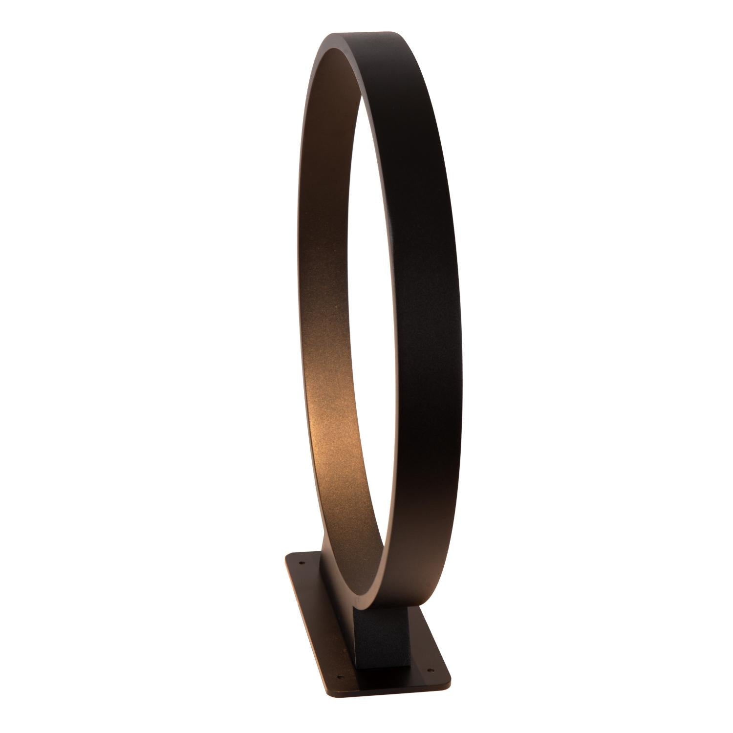 JEREL - Lampe socle - Ø 40 cm - LED - 1x5W 3000K - IP54 - Noir