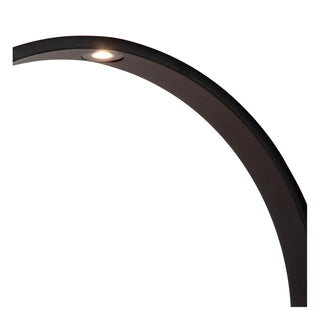 JEREL - Lampe socle - Ø 40 cm - LED - 1x5W 3000K - IP54 - Noir