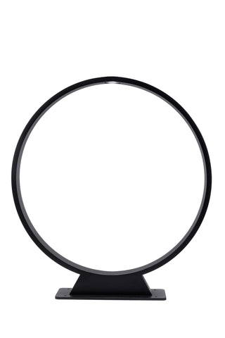 JEREL - Lampe socle - Ø 40 cm - LED - 1x5W 3000K - IP54 - Noir