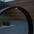 JEREL - Lampe socle - Ø 40 cm - LED - 1x5W 3000K - IP54 - Noir