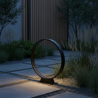 JEREL - Lampe socle - Ø 40 cm - LED - 1x5W 3000K - IP54 - Noir