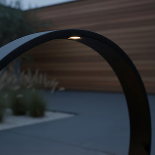 JEREL - Lampe socle - Ø 40 cm - LED - 1x5W 3000K - IP54 - Noir