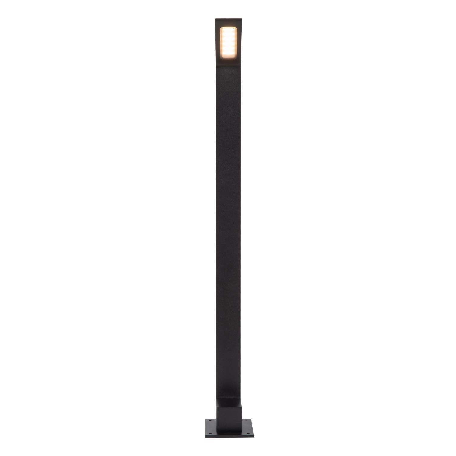 LAWFORD - Lampe socle - LED - 1x6W 3000K - IP54 - Noir