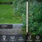 LORNEX - Tuinspot - LED - 1x6W 3000K - IP54 - Zwart