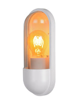 CAPSULE - Wandlamp Binnen/Buiten - 1xE27 - IP54 - Wit