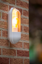 CAPSULE - Wandlamp Binnen/Buiten - 1xE27 - IP54 - Wit