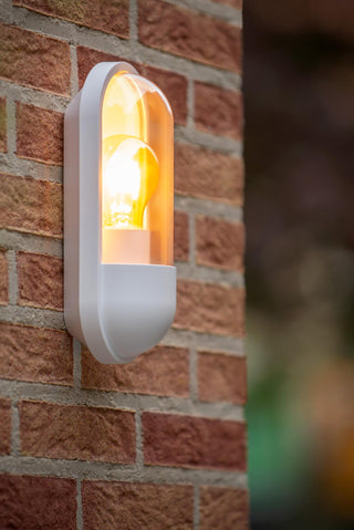 CAPSULE - Wandlamp Binnen/Buiten - 1xE27 - IP54 - Wit