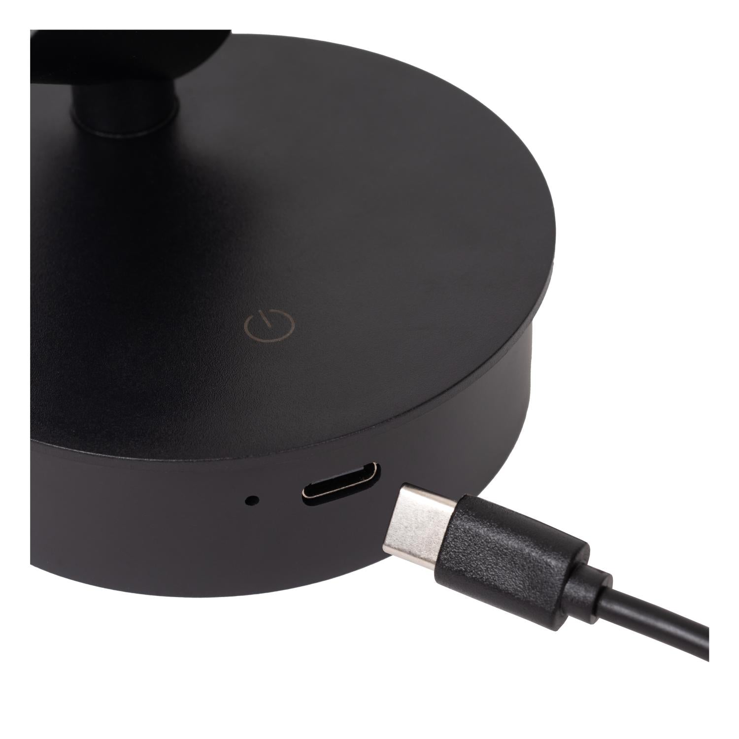 TONI - Oplaadbare Wandspot / Wandlamp - Accu/Batterij - Ø 8,1 cm - LED Dimb. - CCT - 1x2W 2700K/4000K - Magnetisch - Zwart