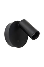 TONI - Oplaadbare Wandspot / Wandlamp - Accu/Batterij - Ø 8,1 cm - LED Dimb. - CCT - 1x2W 2700K/4000K - Magnetisch - Zwart