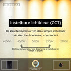 TONI - Oplaadbare Wandspot / Wandlamp - Accu/Batterij - Ø 8,1 cm - LED Dimb. - CCT - 1x2W 2700K/4000K - Magnetisch - Koffie