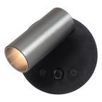 TONI - Rechargeable wall spot / wall light - Battery - Ø 8.1 cm - LED Dimmable - CCT - 1x2W 2700K/4000K - Motion sensor (can be switched off) - Magnetic - Iron grey