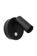 TONI - Oplaadbare Wandspot / Wandlamp - Accu/Batterij - Ø 8,1 cm - LED Dimb. - CCT - 1x2W 2700K/4000K - Bewegingssensor (uitschakelbaar) - Magnetisch - Zwart