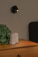 TONI - Oplaadbare Wandspot / Wandlamp - Accu/Batterij - Ø 8,1 cm - LED Dimb. - CCT - 1x2W 2700K/4000K - Bewegingssensor (uitschakelbaar) - Magnetisch - Zwart