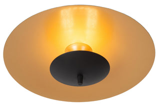 VULCAN - Plafonnière - Ø 35 cm - LED Dimb. - 1x9W 3000K - Zwart