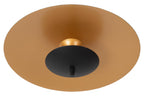 VULCAN - Plafonnière - Ø 35 cm - LED Dimb. - 1x9W 3000K - Zwart