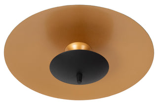 VULCAN - Plafonnière - Ø 35 cm - LED Dimb. - 1x9W 3000K - Zwart