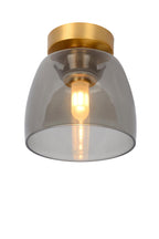TYLER - Plafonnier Salle de bain - Ø 16,1 cm - 1xG9 - IP44 - Or mat / Laiton