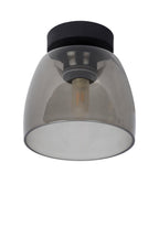 TYLER - Plafonnière Badkamer - Ø 16,1 cm - 1xG9 - IP44 - Zwart
