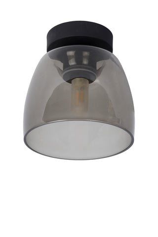 TYLER - Plafonnière Badkamer - Ø 16,1 cm - 1xG9 - IP44 - Zwart