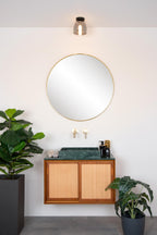 TYLER - Plafonnière Badkamer - Ø 16,1 cm - 1xG9 - IP44 - Zwart