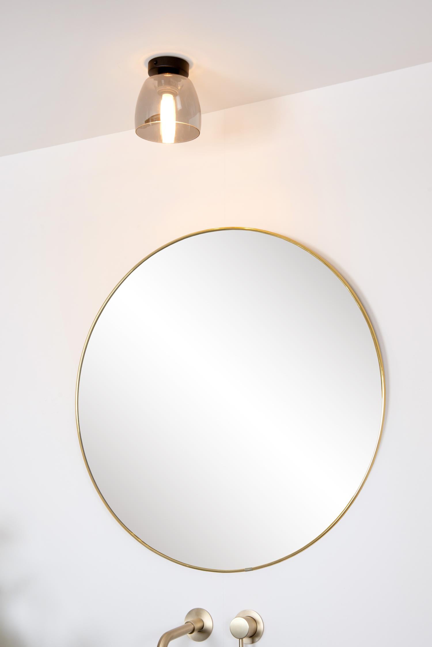 TYLER - Plafonnière Badkamer - Ø 16,1 cm - 1xG9 - IP44 - Zwart