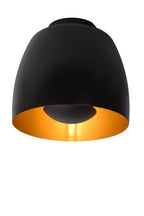 NOLAN - Plafonnier - Ø 24 cm - 1xE27 - Noir