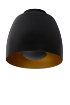 NOLAN - Plafonnier - Ø 24 cm - 1xE27 - Noir