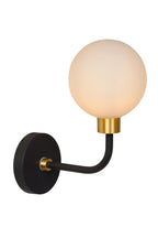 BEREND - Applique murale Salle de bain - 1xG9 - IP44 - Noir