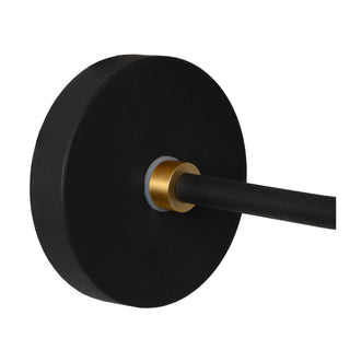 BEREND - Applique murale Salle de bain - 1xG9 - IP44 - Noir