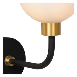 BEREND - Applique murale Salle de bain - 1xG9 - IP44 - Noir