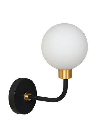 BEREND - Applique murale Salle de bain - 1xG9 - IP44 - Noir