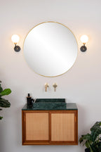 BEREND - Applique murale Salle de bain - 1xG9 - IP44 - Noir