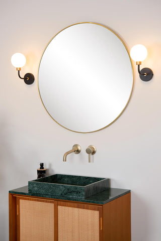 BEREND - Applique murale Salle de bain - 1xG9 - IP44 - Noir