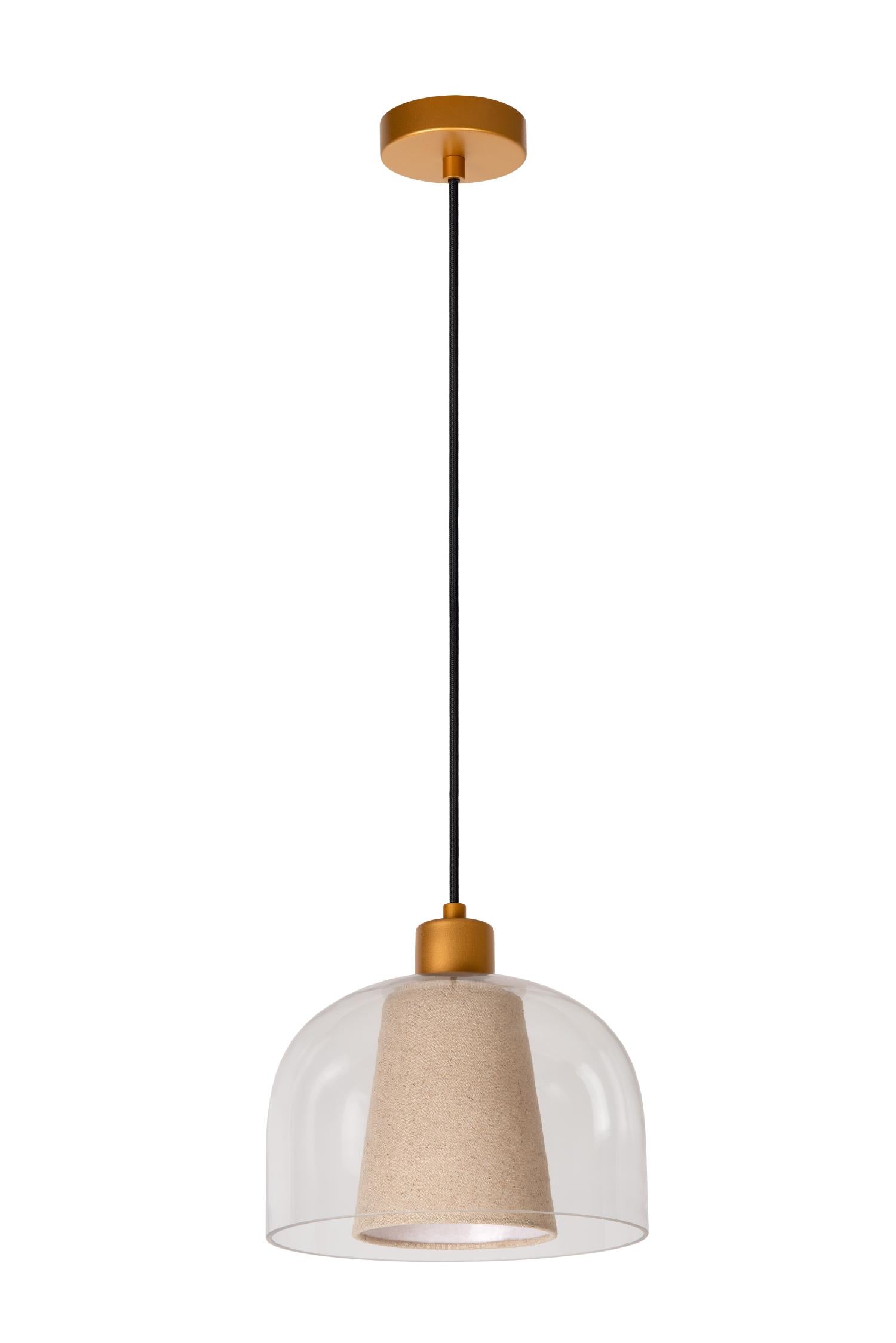 GUNHILD - Suspension - Ø 24 cm - 1xE27 - Transparent