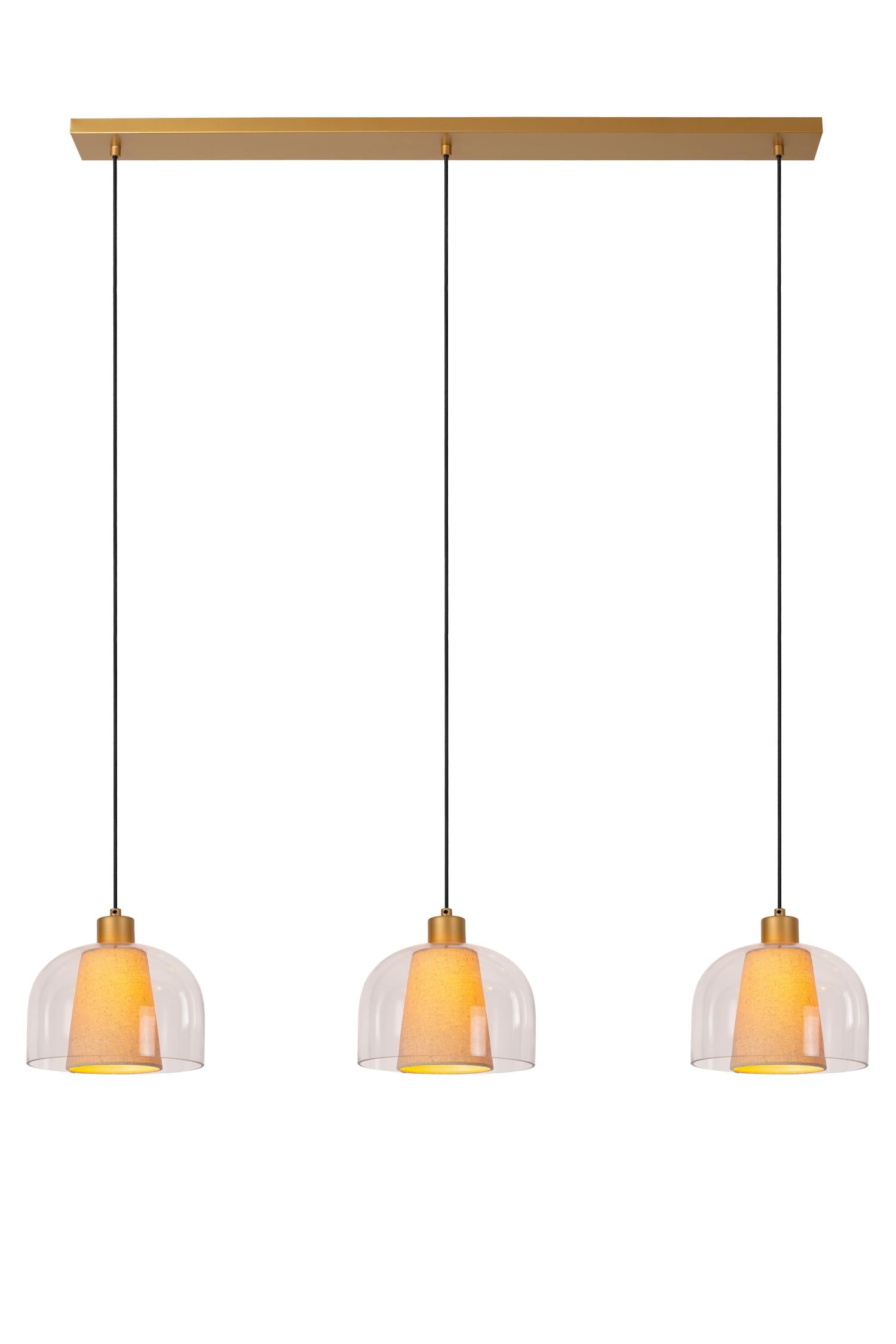 GUNHILD - Suspension - 3xE27 - Transparent