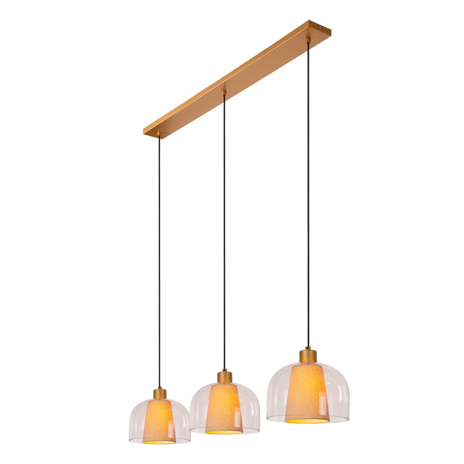 GUNHILD - Suspension - 3xE27 - Transparent
