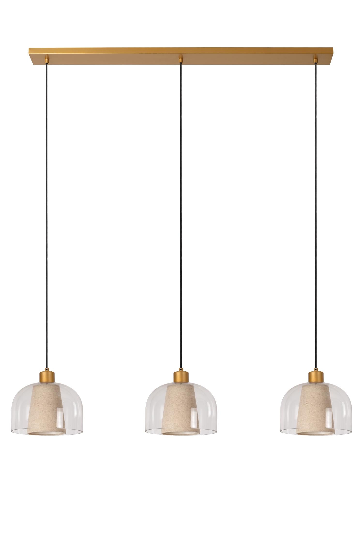 GUNHILD - Suspension - 3xE27 - Transparent