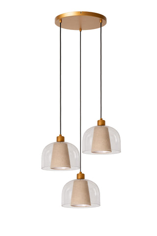GUNHILD - Suspension - 3xE27 - Transparent
