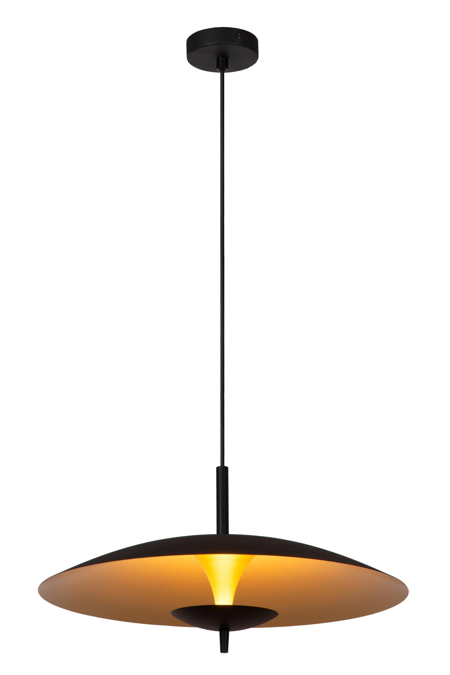 VULCAN - Hanglamp - Ø 47 cm - LED Dimb. - 1x9W 3000K - Zwart