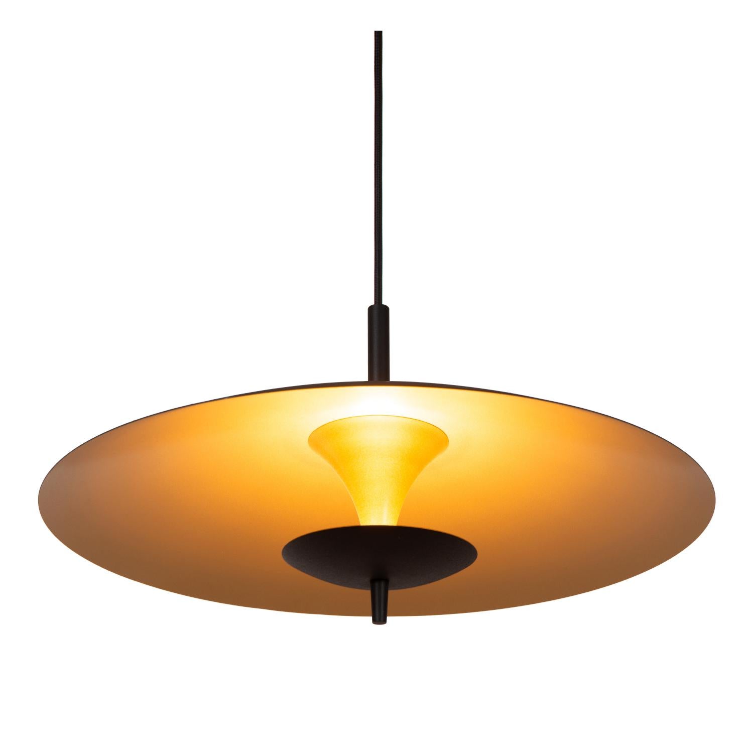 VULCAN - Hanglamp - Ø 47 cm - LED Dimb. - 1x9W 3000K - Zwart