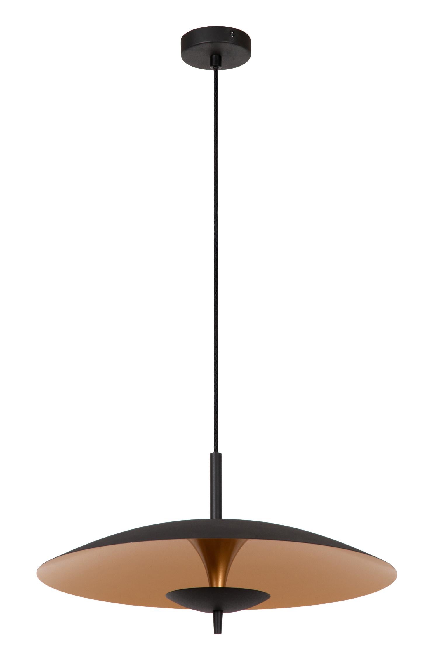 VULCAN - Hanglamp - Ø 47 cm - LED Dimb. - 1x9W 3000K - Zwart
