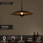 VULCAN - Hanglamp - Ø 47 cm - LED Dimb. - 1x9W 3000K - Zwart