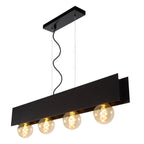 SURTUS - Pendant light - 4xE27 - Black